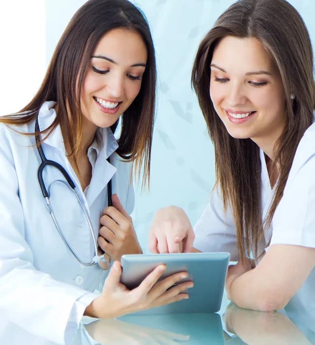 Doctors discussing treatment